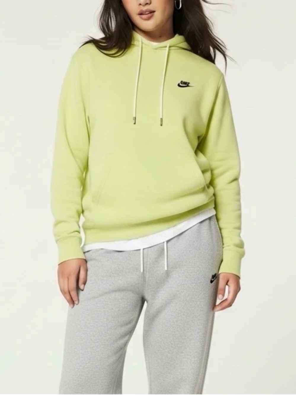 Nike Neon Green Hoodie Sweatshirt